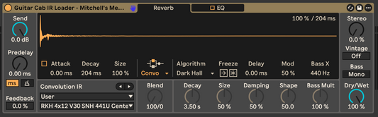 Guitar Cab IR Loader - Mitchell's Method
