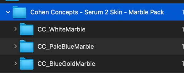 Serum 2 Skins - Marble Pack
