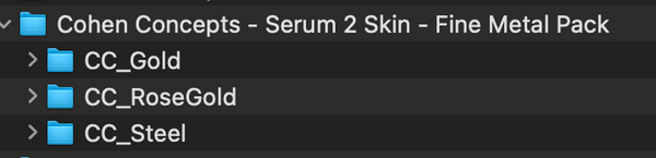 Serum 2 Skins - Fine Metal Pack