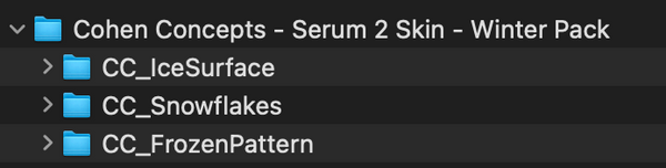 Serum 2 Skins - Winter Pack