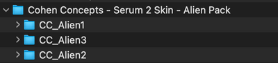 Serum 2 Skins - Alien Pack