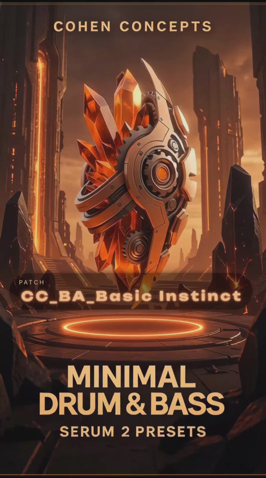 Minimal Drum & Bass Serum 2 Presets - 100 Pro DnB Sounds | Cohen Concepts